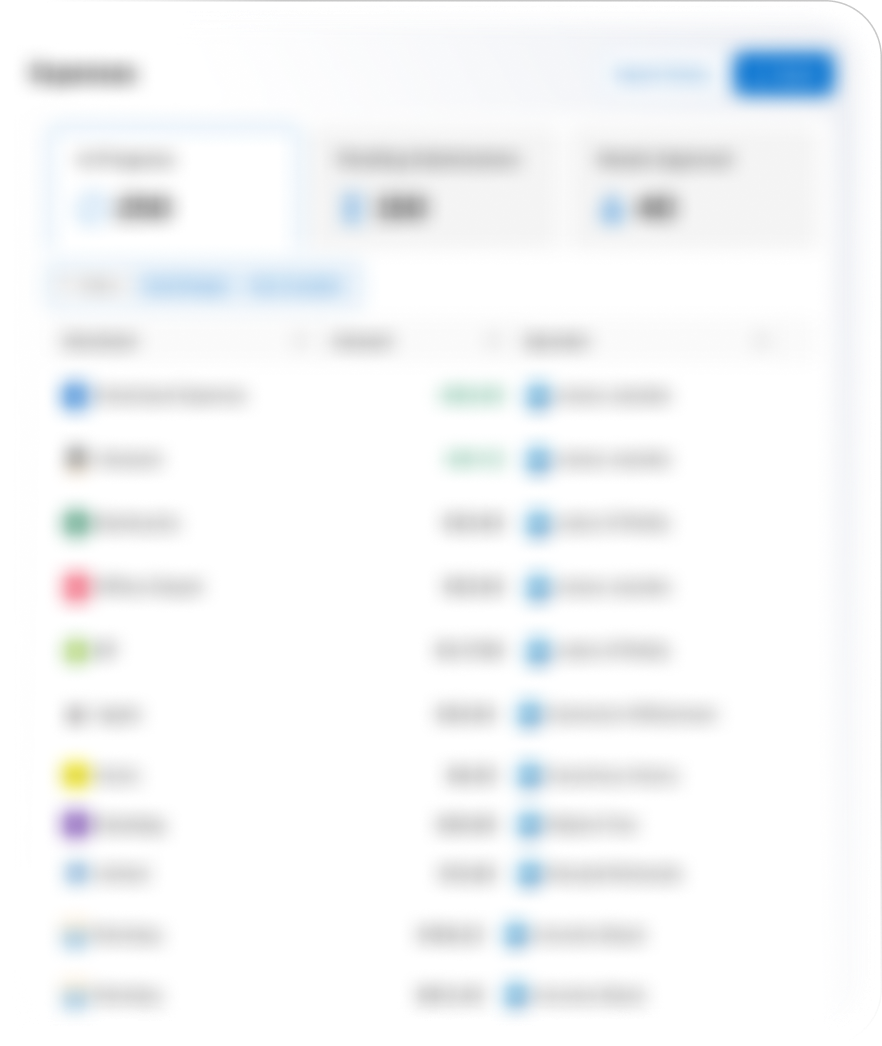 See every expense in real time background image