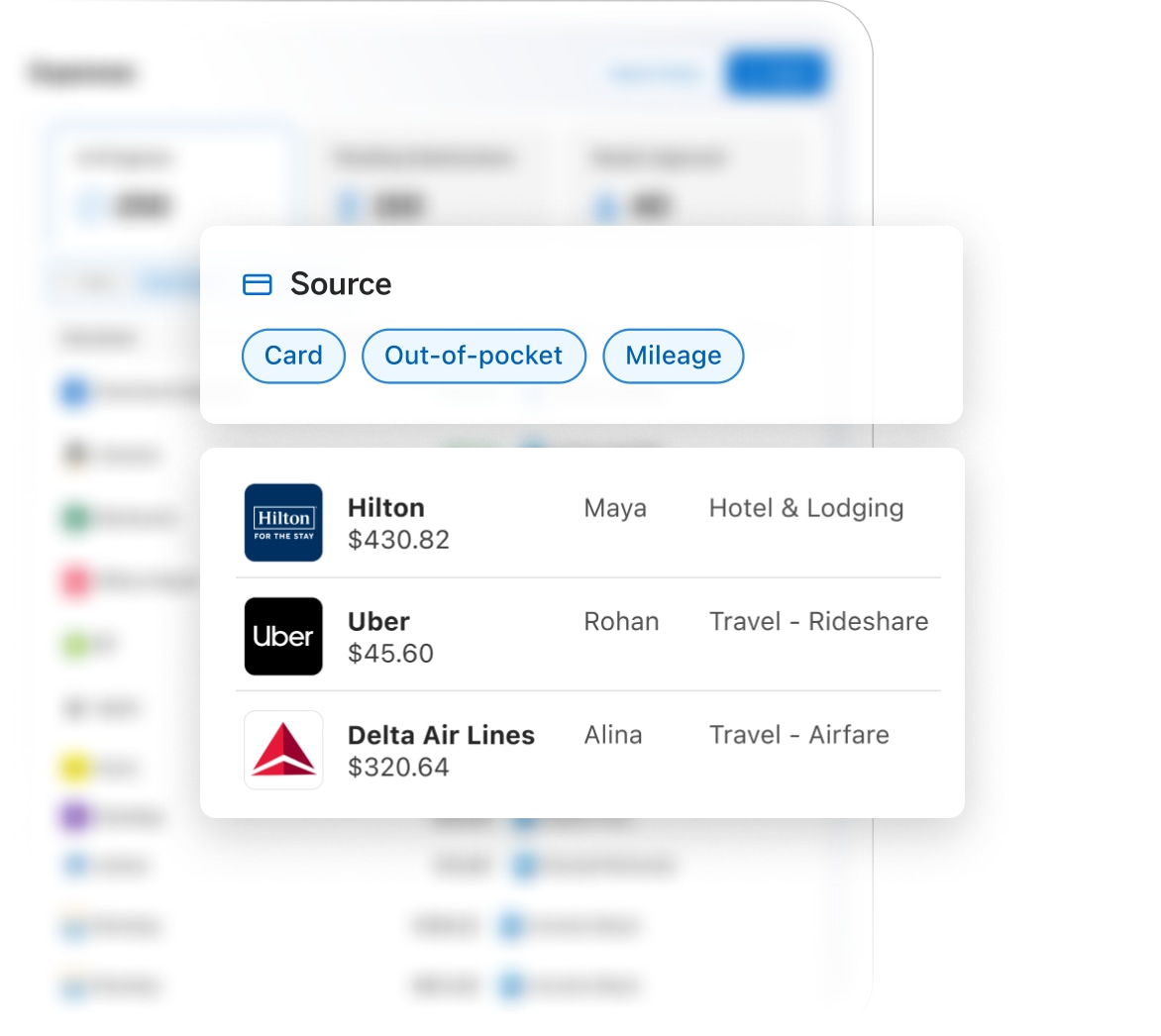 See every expense in real time mobile image