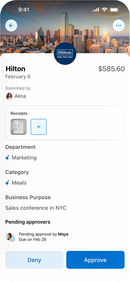 Keep approvals moving with confidence.