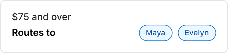 Set your spending rules routes to foreground routes to image