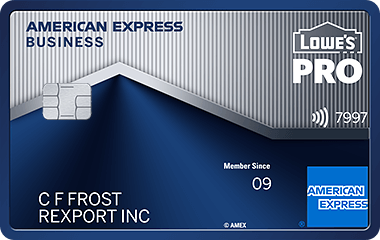 Lowe S Business Rewards Card From American Express