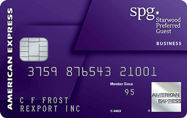 Starwood Preferred Guest<sup>&#174;</sup> Business Credit Card from American Express