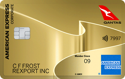 The American Express Qantas Corporate Gold Card