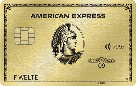 undefinedDie private Gold Card aus Metall
