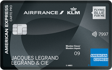 undefinedCarte PRO AIR FRANCE KLM - AMERICAN EXPRESS PLATINUM