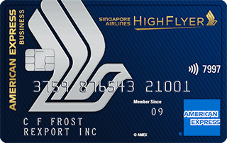 The American&nbsp;Express<sup>®</sup> Singapore&nbsp;Airlines Business Credit Card