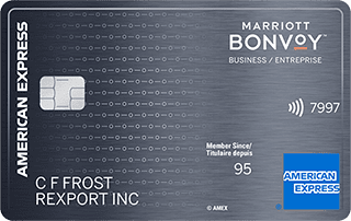 Carte Marriott Bonvoy<sup>MD</sup> entreprise American Express<sup>MD*</sup>