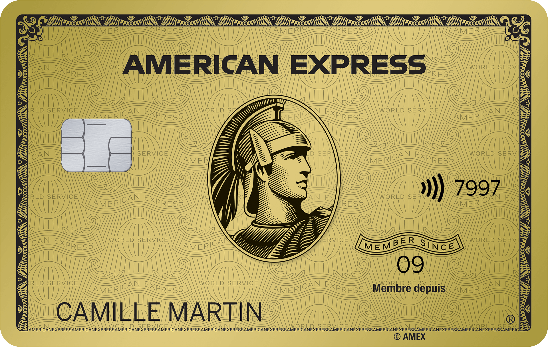 Carte Gold American&nbsp;Express