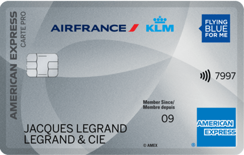 Carte Pro Air France KLM - American Express Silver