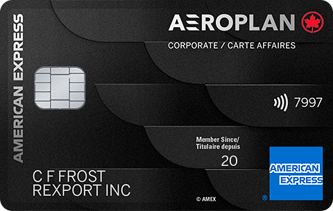 American Express<sup>®</sup> Aeroplan<sup>®*</sup> Corporate Reserve Card