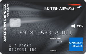 British Airways American Express Corporate Card Plus