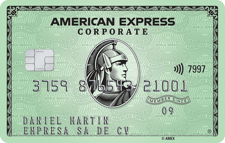 American Express Corporate Verde Negocios AMEX M xico