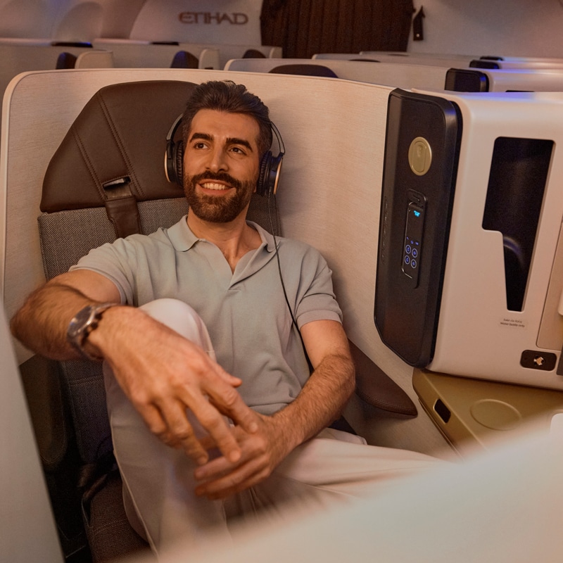 Etihad Airways A321-LR Business Class