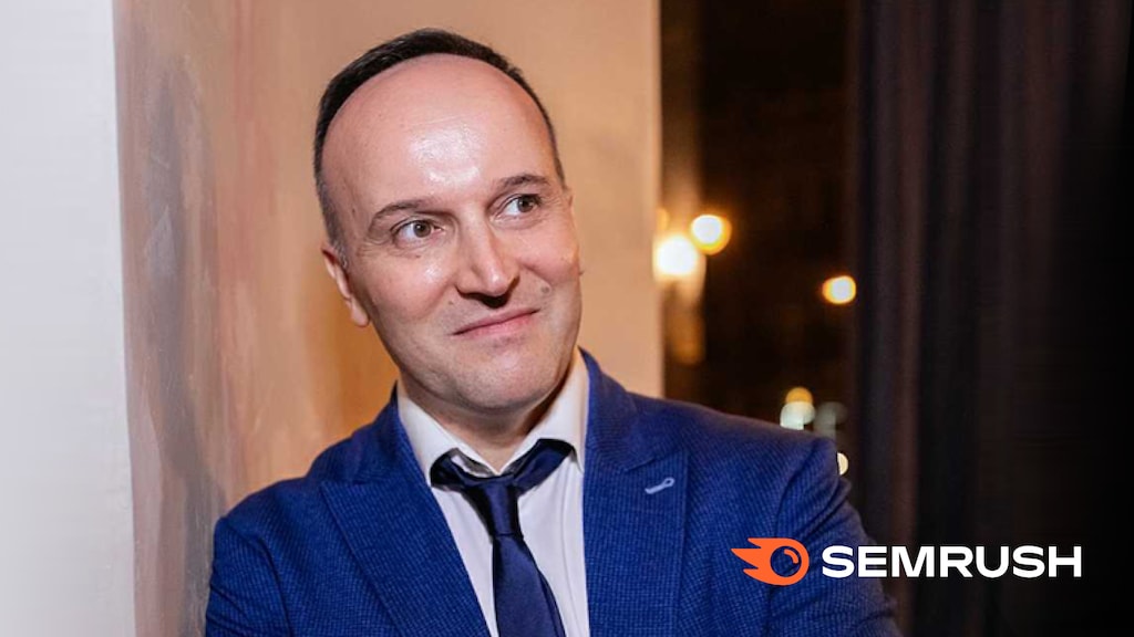 Portrait von Evgeni Sereda, Senior Marketing Manager bei Semrush.
