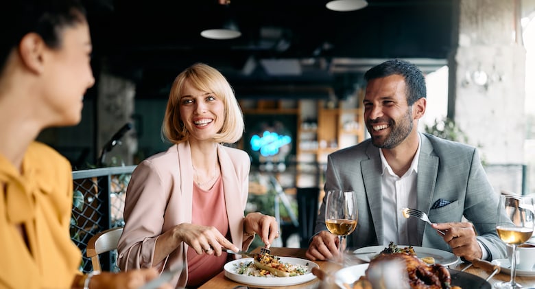 business table manners