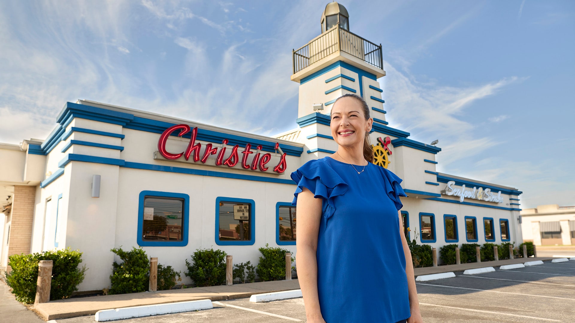 Maria Christie, Christie’s Seafood & Steaks, Houston, TX