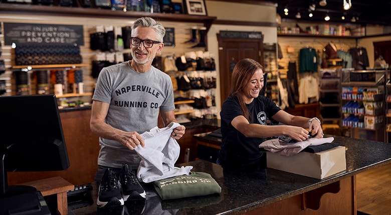 15 Stories: Kris Hartner and Marisa Hird, Naperville Running Company, Naperville, IL