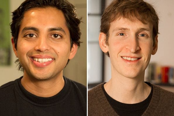 Entrepreneurs Kunal Sarda and Ryan Frankel