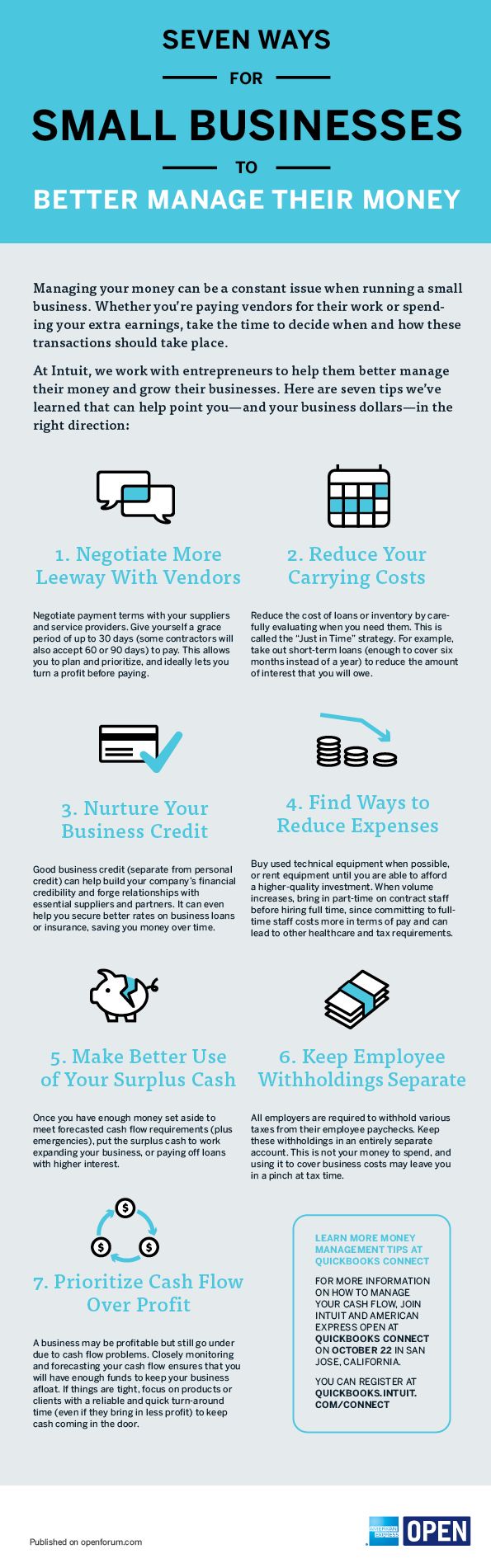 7 Ways for Small Businesses to Better Manage Their Money